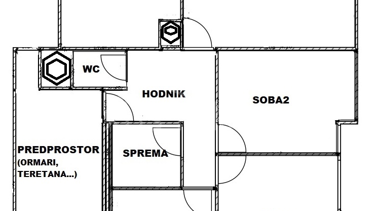 Dvosoban stan s panoramskim pogledom na more