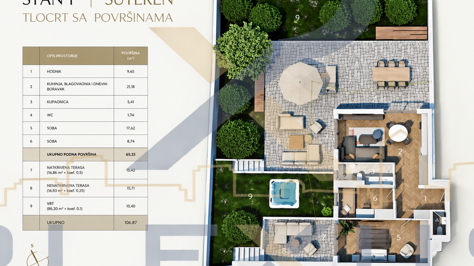 Apartment&comma; 106 m2&comma; For Sale&comma; Split - Duilovo