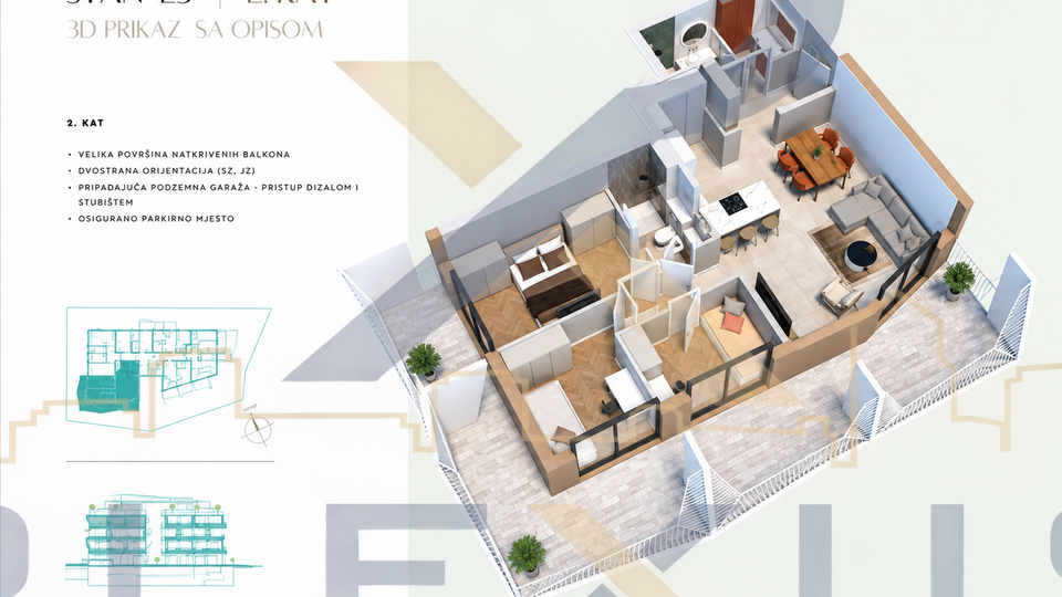 Wohnung&comma; 78 m2&comma; Verkauf&comma; Split - Duilovo