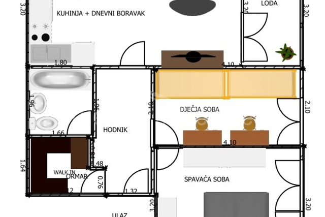 Wohnung, 60 m2, Verkauf, Split - Bol