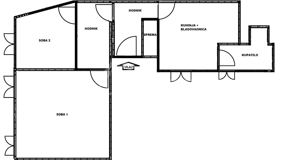 Prodajemo  dvosoban stan &lpar;56M2&rpar; u kamenoj ku&cacute;i  u centru grada na prvom katu sa pripadaju&cacute;om garsonijerom  &lpar;10m2&rpar; isklju&ccaron;ivo za stanovanje ili godi&scaron;nji najam