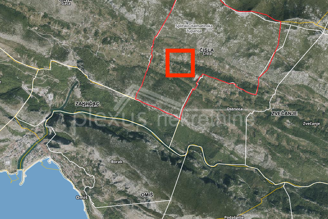 Land, 783 m2, For Sale, Omiš - Čisla