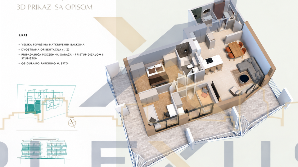 Wohnung&comma; 78 m2&comma; Verkauf&comma; Split - Duilovo