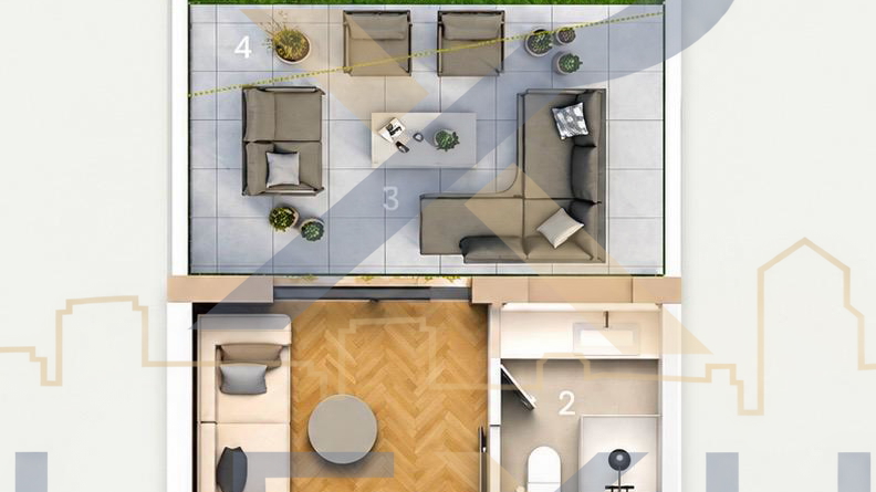 Apartment&comma; 20 m2&comma; For Sale&comma; Split - Duilovo