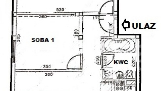 DVOSOBAN STAN&comma; KA&Scaron;TEL KAMBELOVAC&comma; 56 M2