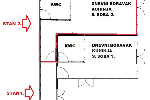Wohnung, 57 m2, Verkauf, Split - Bol