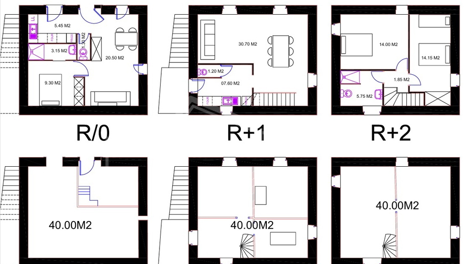 House, 120 m2, For Sale, Solin - Mezanovci