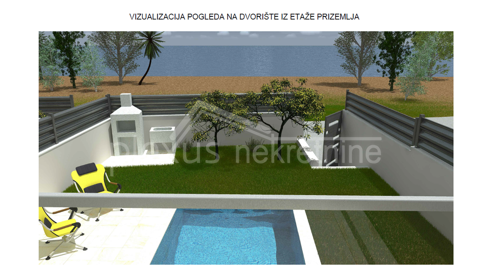 Ka&scaron;tel &Scaron;tafili&cacute;&colon; Ku&cacute;a - villa s bazenom s pogledom na more