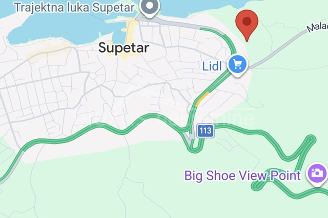 Land, 1850 m2, For Sale, Supetar