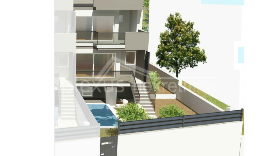 Ka&scaron;tel &Scaron;tafili&cacute;&colon; Ku&cacute;a - villa s bazenom s pogledom na more