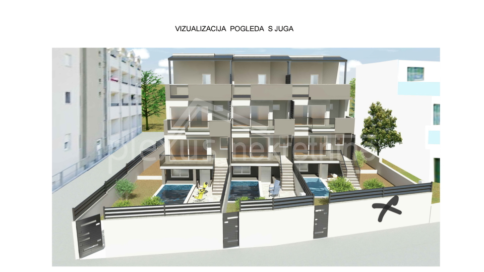 Ka&scaron;tel &Scaron;tafili&cacute;&colon; Ku&cacute;a - villa s bazenom s pogledom na more
