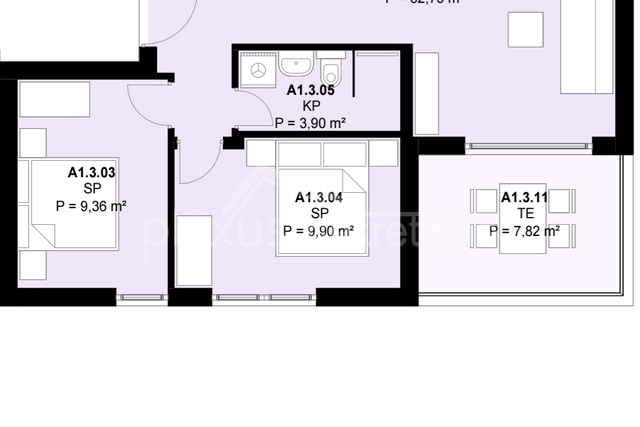 Apartment, 76 m2, For Sale, Kaštel Novi