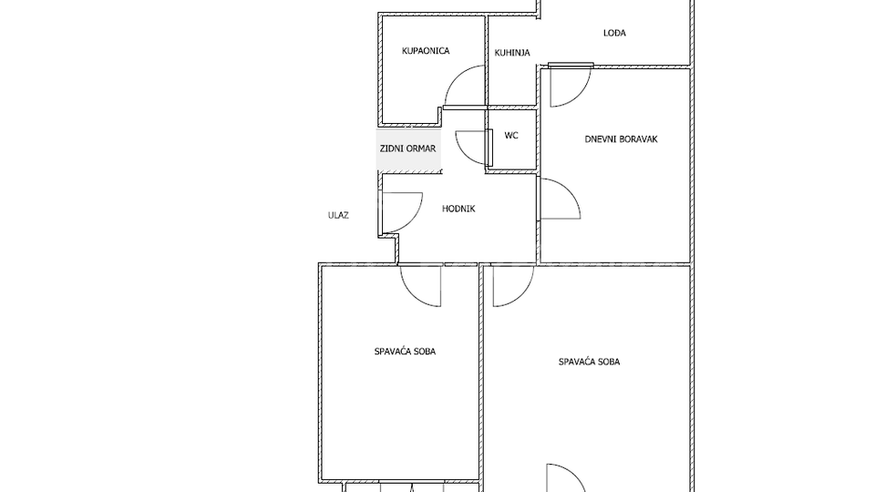 Wohnung, 63 m2, Verkauf, Split - Firule