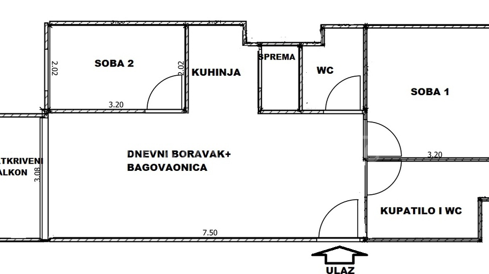 Stanovanje&comma; 53 m2&comma; Prodaja&comma; Split - Sirobuja