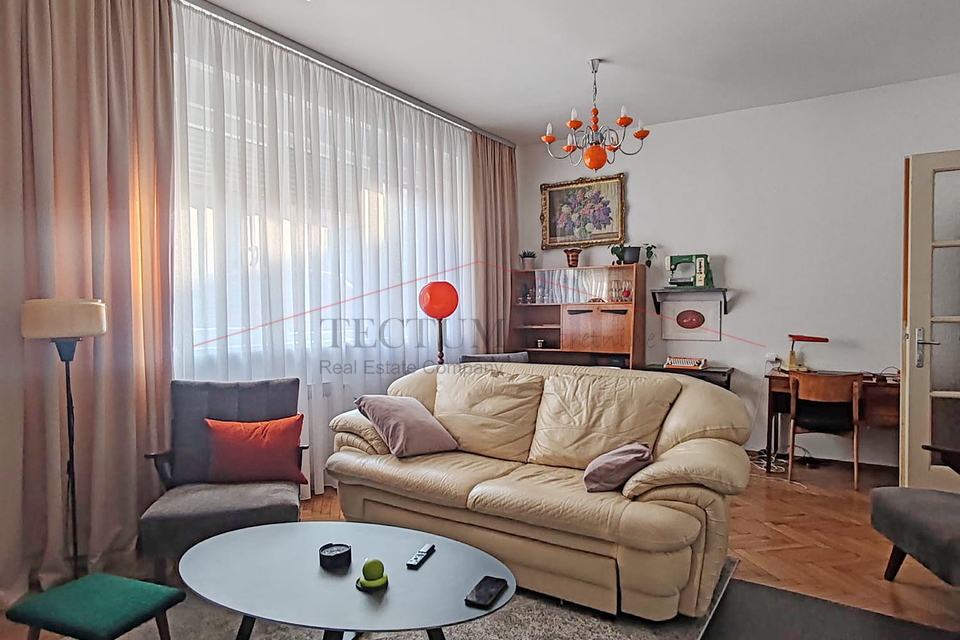 Črnomerec, 3-soban stan u kući, prizemlje 81,88m2!