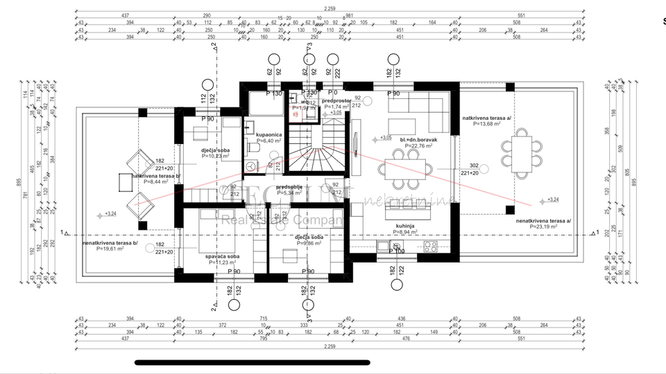 SESVETE, KRALJEVEČKI NOVAKI, PENTHAUS U NOVOGRADNJI, 2300,00 EUR/M2!! USELJIVO!!