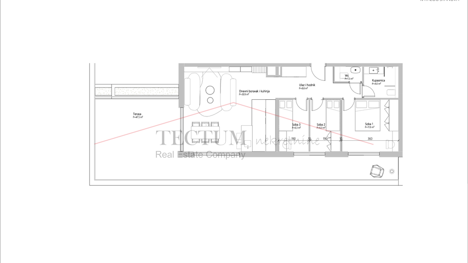 Apartment&comma; 81 m2&comma; For Sale&comma; Novi Zagreb - Zapad - Trnsko