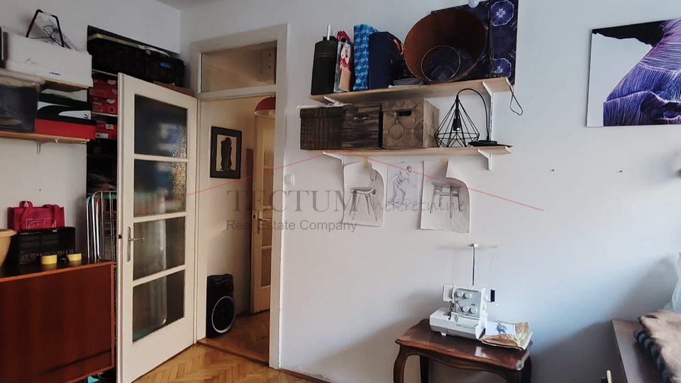 Črnomerec, 3-bedroom apartment in a house, ground floor 81m2!