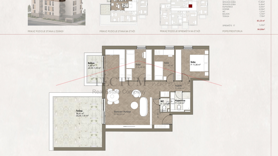 Apartment&comma; 83 m2&comma; For Sale&comma; Novi Zagreb - Zapad - Trnsko