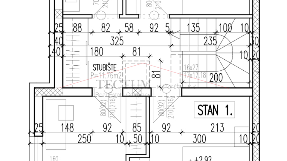 STUPNIK, ČETVEROSOBAN STAN, PRODAJA, 2521,00 EUR/M2