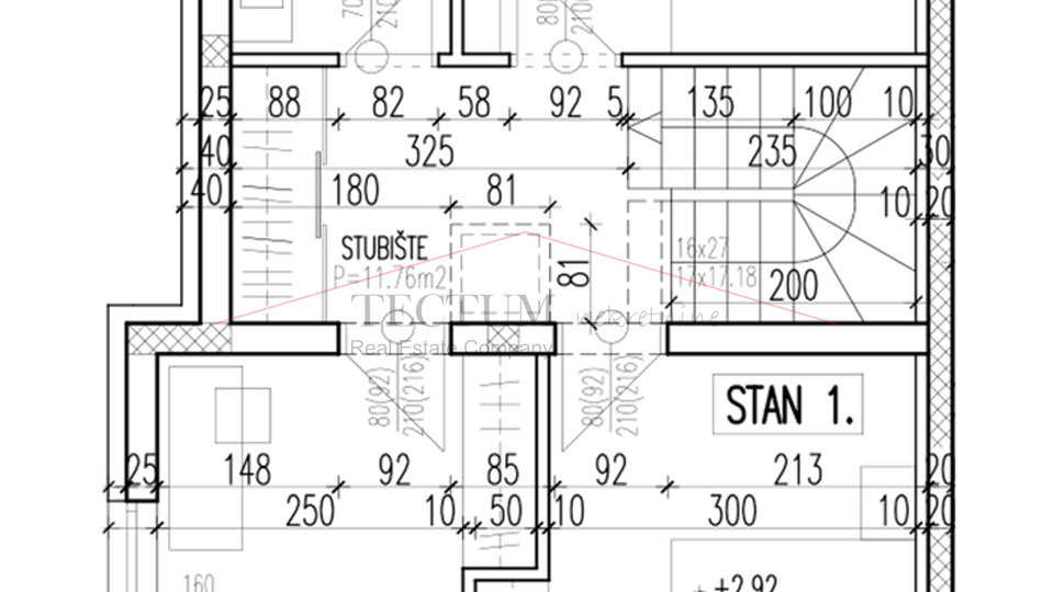 STUPNIK, ČETVEROSOBAN STAN, PRODAJA, 2521,00 EUR/M2