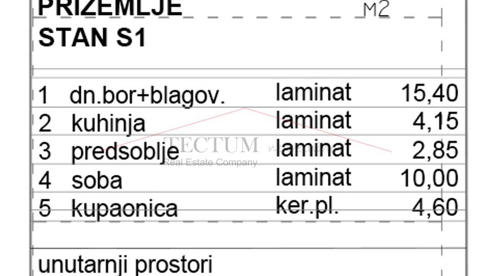 Zagreb, Dubrava, 2-sobni stan 37m2 prizemlje!