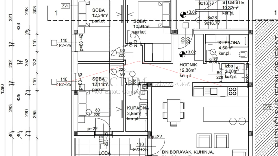 Apartment, 108 m2, For Sale, Zagreb - Kraljevečki Novaki