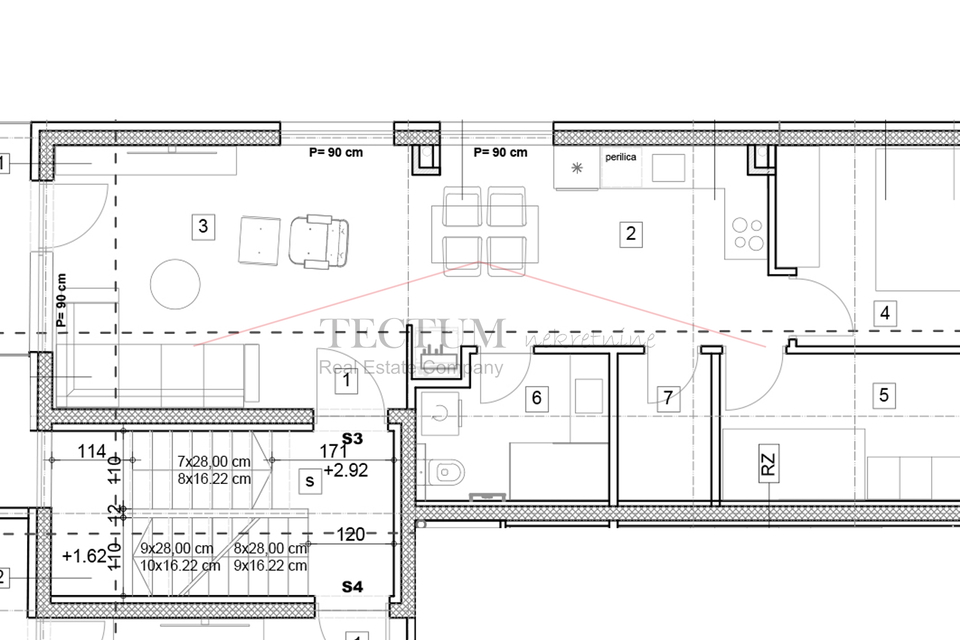 Zagreb, Dubrava, 3-sobni stan 63,28m2 1. kat!