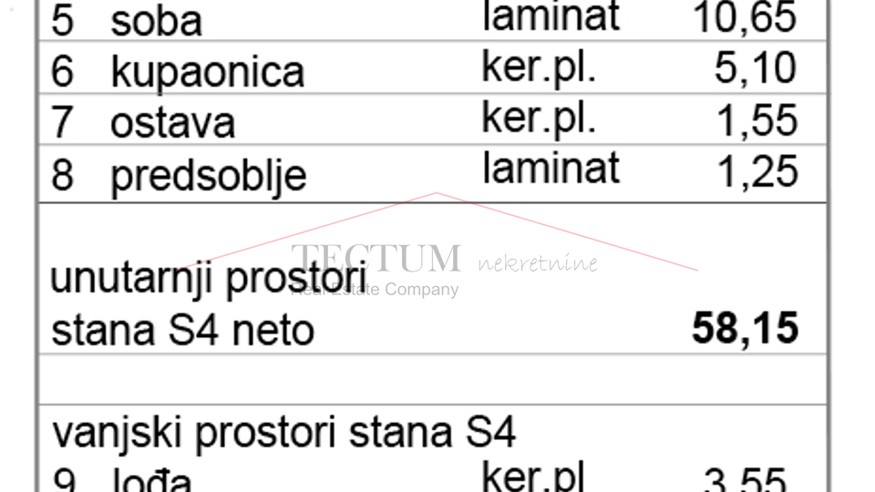 Zagreb, Dubrava, 3-sobni stan 62,91m2 1. kat!