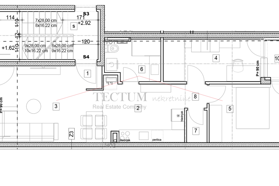 Zagreb, Dubrava, 3-sobni stan 62,91m2 1. kat!
