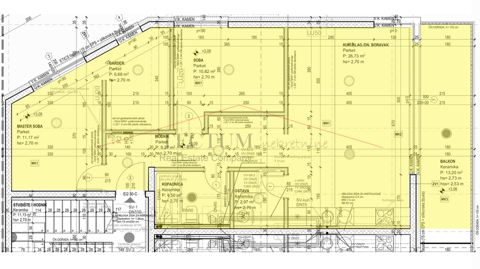 Velika Gorica, trosoban stan 78,74m2