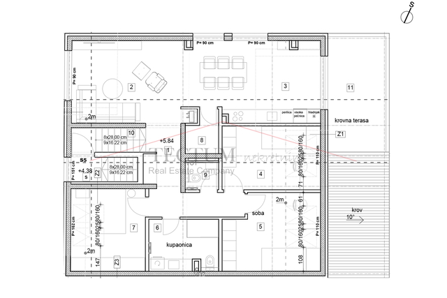Zagreb, Dubrava, 4-room apartment 104.18m2, 2nd floor!