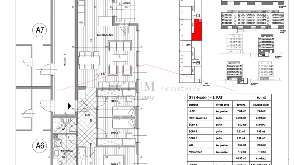 Velika Gorica three-bedroom apartment 96&comma;25m2&comma; 2nd floor&comma; 2990 EUR&sol;m2