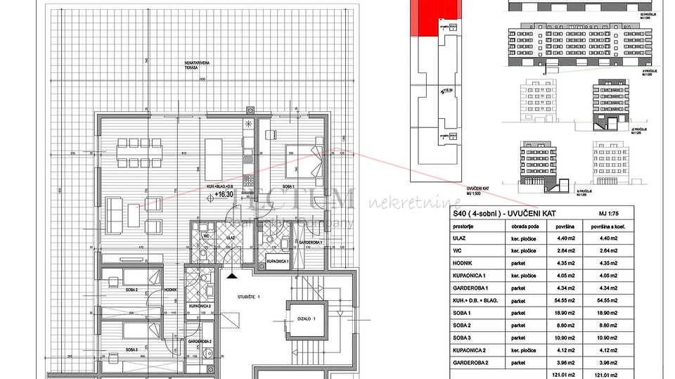 &Ccaron;etverosoban stan 153&comma;02m2&comma; 4 kat&comma; 2990 EUR&sol;m2