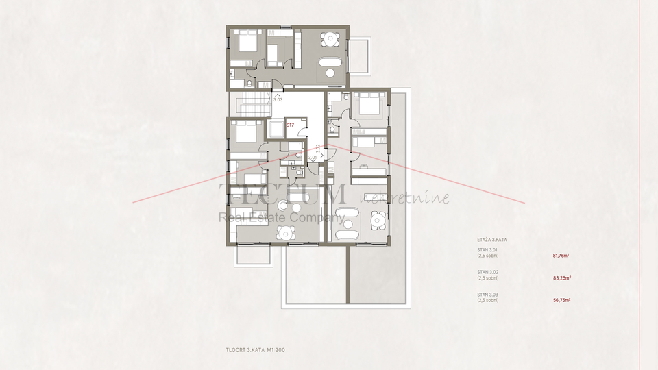 Apartment&comma; 81 m2&comma; For Sale&comma; Novi Zagreb - Zapad - Trnsko