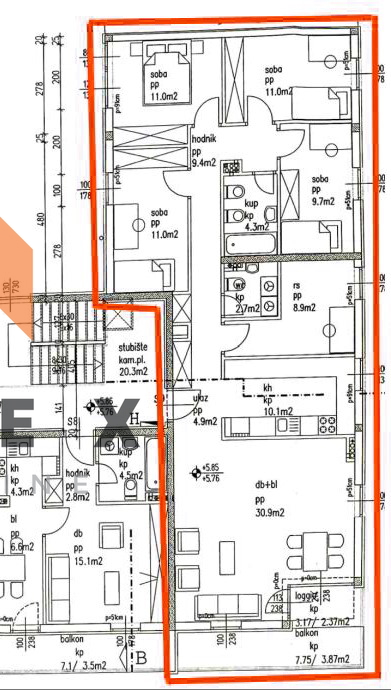 STAN 121 m2, STAMBENO NASELJE ODRA, NOVI ZAGREB