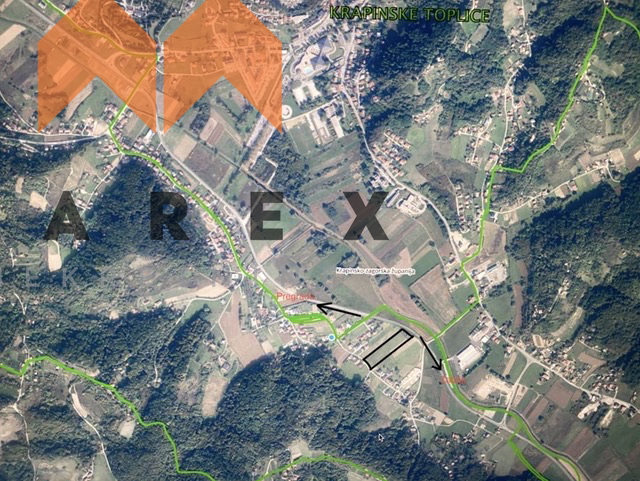GRAĐEVINSKO ZEMLJIŠTE 7490M2, KRAPINSKE TOPLICE