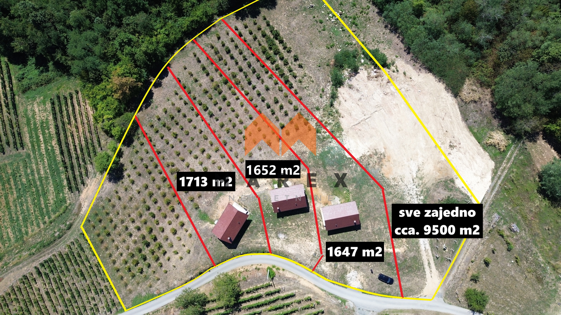 SV. IVAN ZELINA – KUĆA 80 M2 ROH-BAU NA 1652 M2 PARCELE S PROJEKTOM KUĆE ZA ODMOR-140
