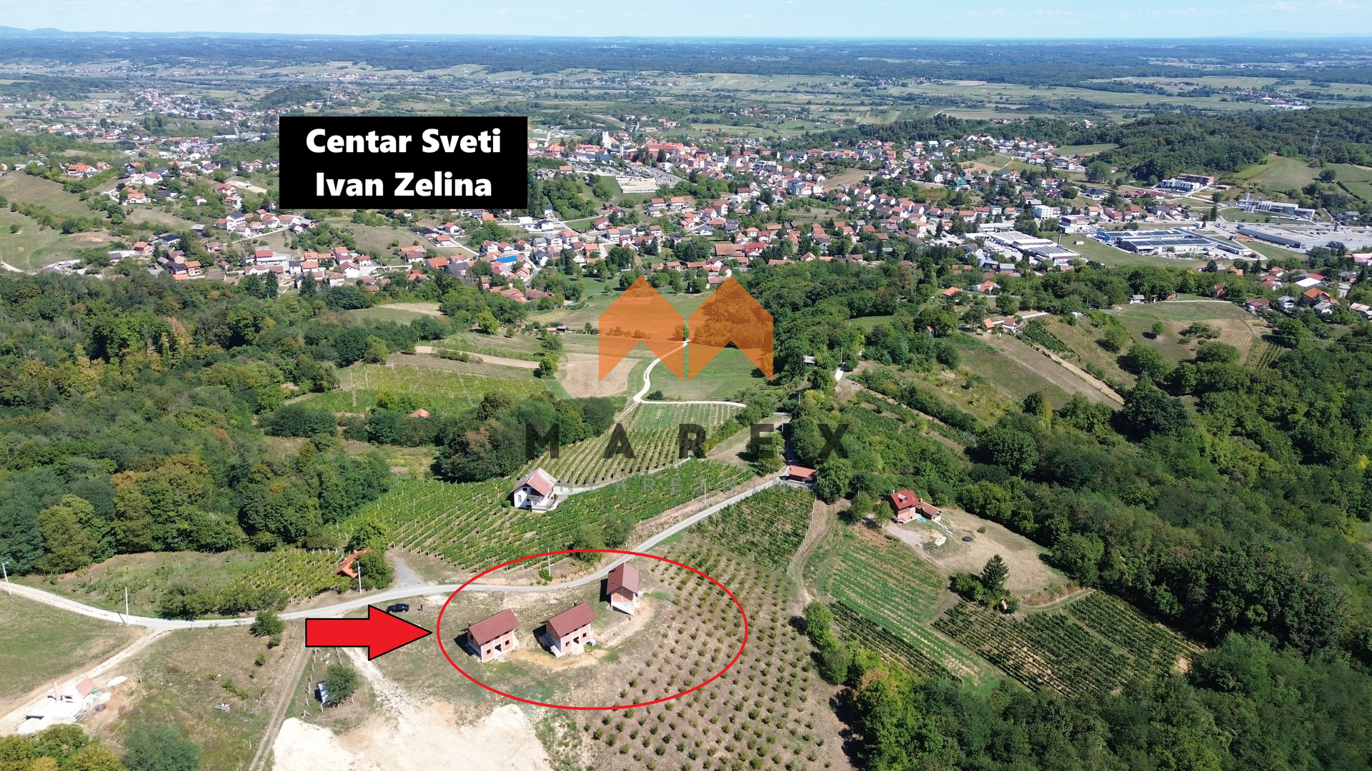 SV. IVAN ZELINA – KUĆA 80 M2 ROH-BAU NA 1652 M2 PARCELE S PROJEKTOM KUĆE ZA ODMOR-140