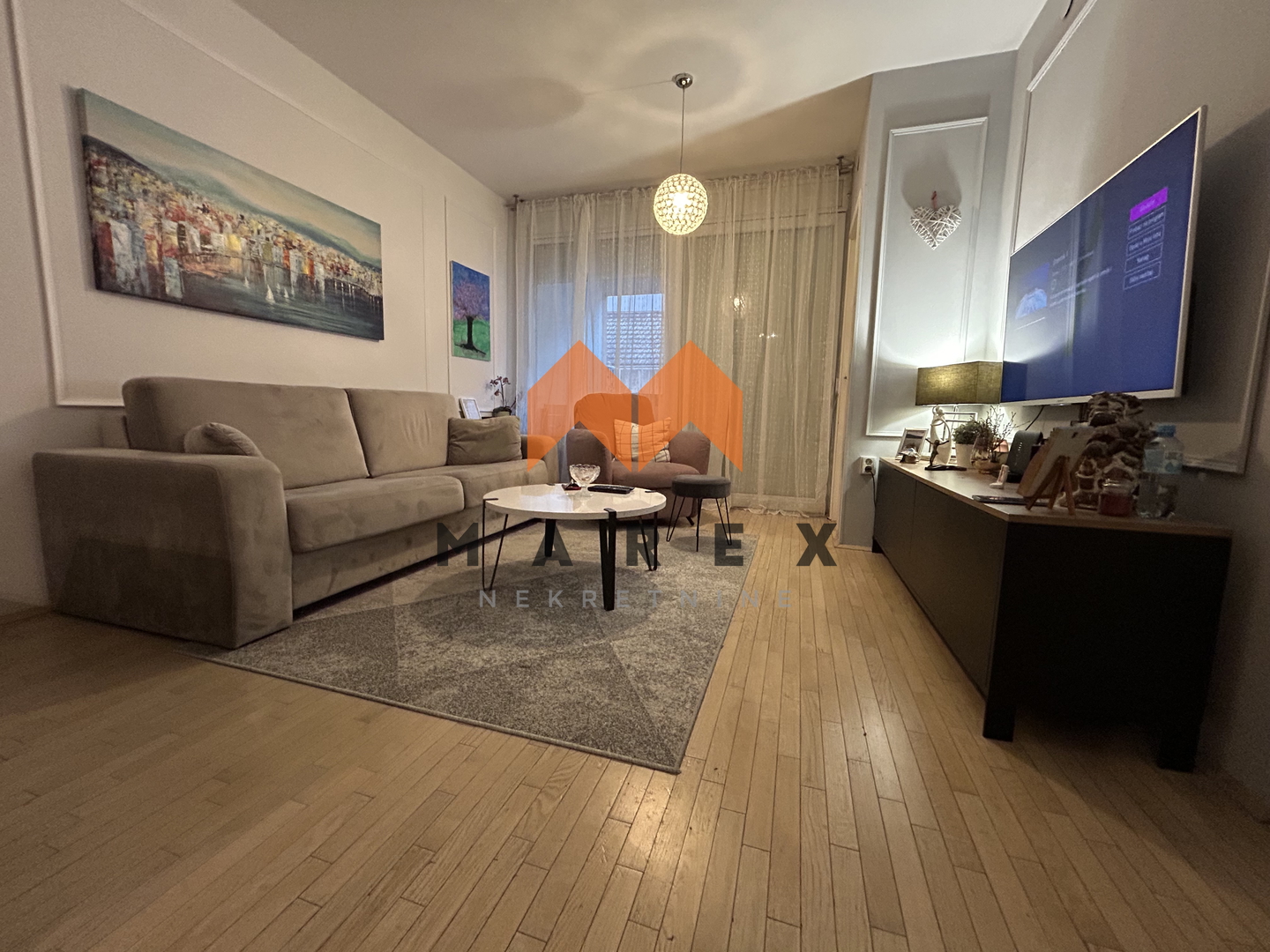 SNIŽENO - NAMJEŠTEN STAN 1S+DB, 70m2,GPM,NOVIJE GRADNJE,NOVI ZAGREB(OTOK)