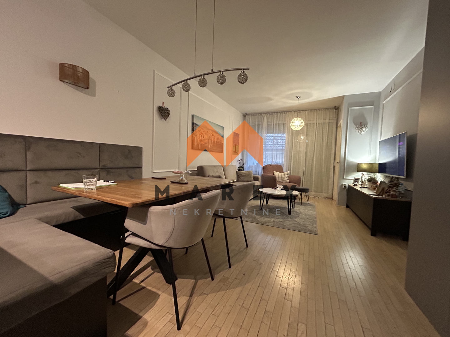 SNIŽENO - NAMJEŠTEN STAN 1S+DB, 70m2,GPM,NOVIJE GRADNJE,NOVI ZAGREB(OTOK)