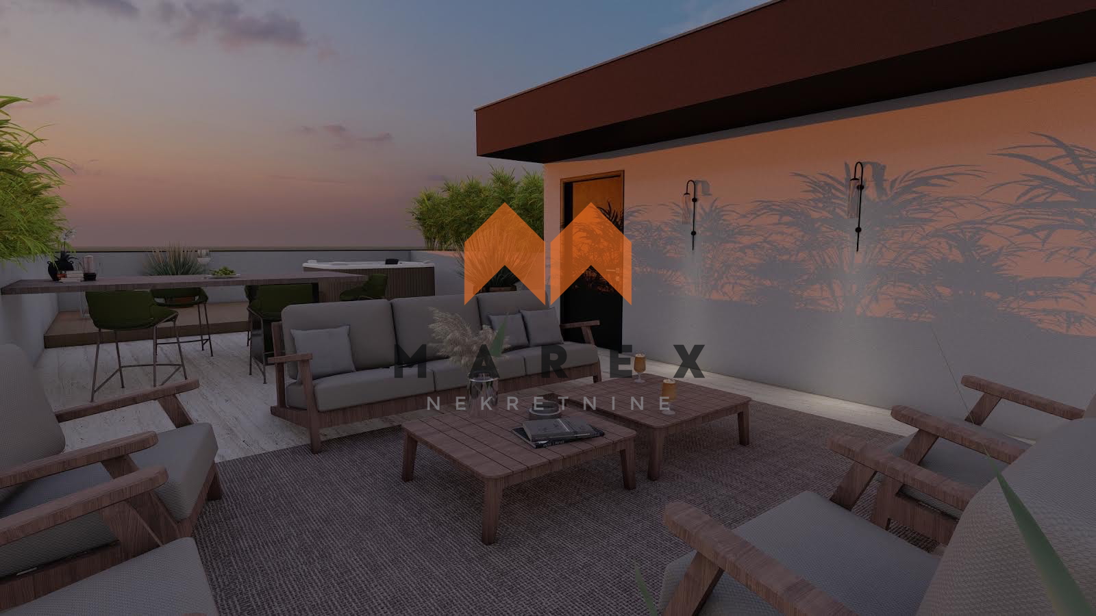 APARTMAN PENTHOUSE PRIVLAKA-97M2-NOVOGRADNJA