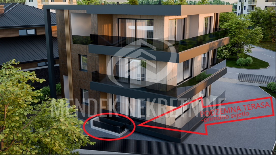 Boutique rezidencijalna zgrada sa &ccaron;etri stana&comma; stan podrum&comma; terasa i parkirno mjesto