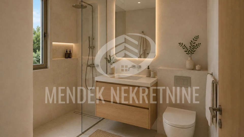 PRIMO&Scaron;TEN &ndash; luksuzna vila 369 m&sup2; s privatnim bazenom&comma; saunom i velikim terasama&comma; 100 m od pla&zcaron;e