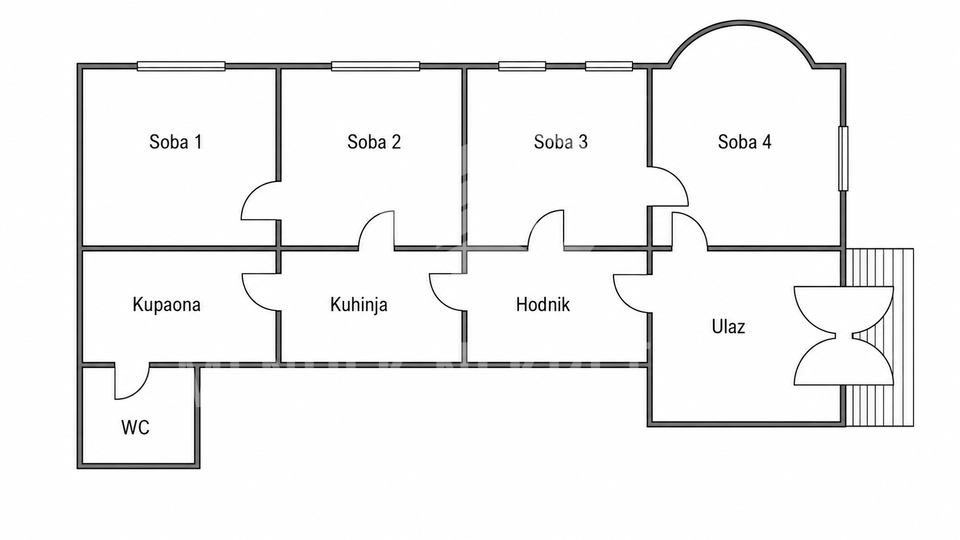 Apartment&comma; 120 m2&comma; For Sale&comma; Vara&zcaron;din - Centar