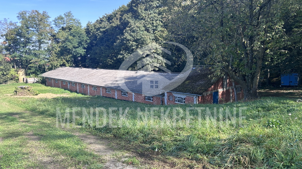15 min od Vara&zcaron;dina Hala 550 m2 na zemlji&scaron;tu od 3500 m2&comma; Gornji Kneginec&comma; Prodaja