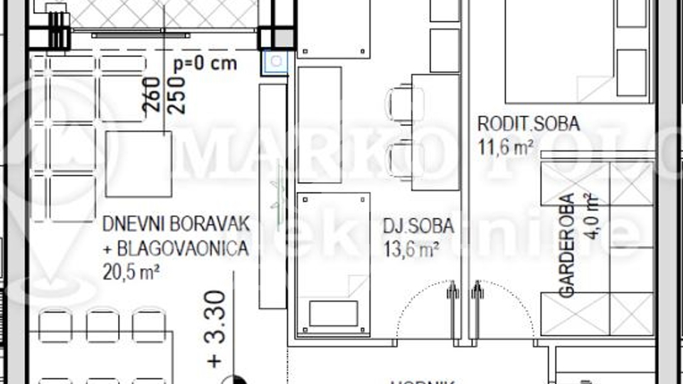 Appartamento, 85 m2, Vendita, Čakovec - Globetka