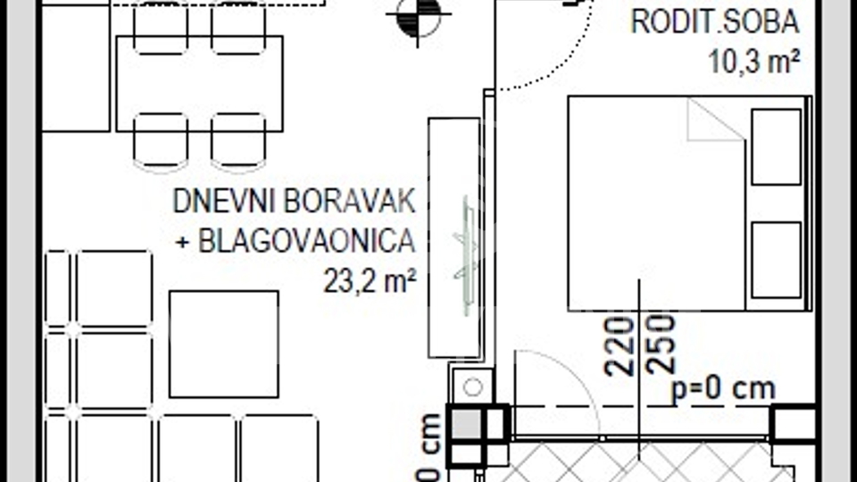 Appartamento, 60 m2, Vendita, Čakovec - Globetka