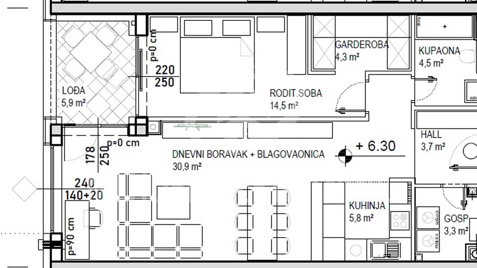 Wohnung, 71 m2, Verkauf, Čakovec - Globetka