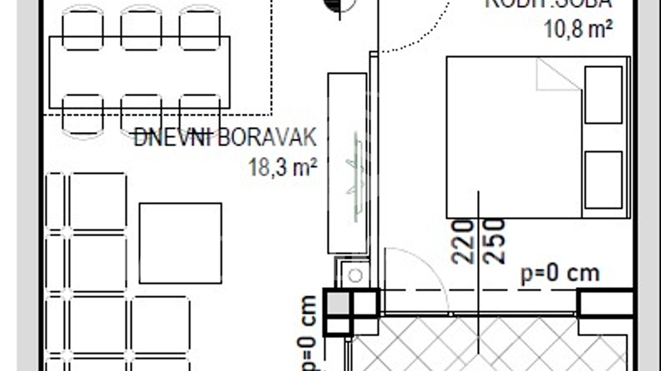 Appartamento, 64 m2, Vendita, Čakovec - Globetka